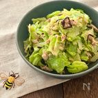 包丁いらず！《春キャベツとツナのやみつき塩昆布和え》