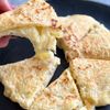 発酵なし!豆腐と米粉のもちカリチーズナン🧀✨グルテンフリー