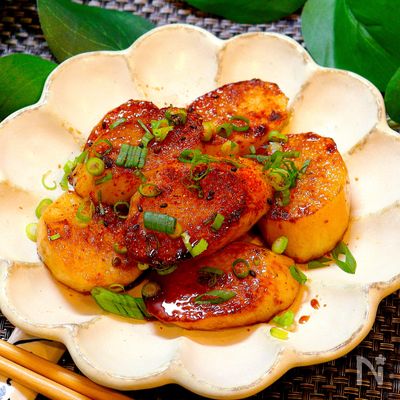 【サクサク食感!!】山芋の和風ステーキ