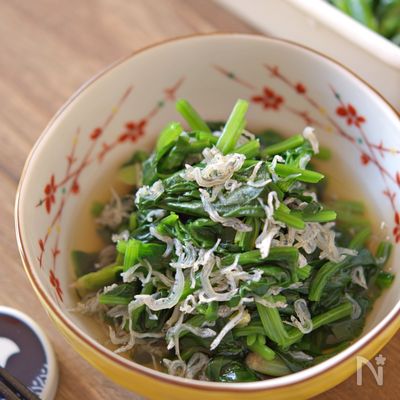 ほうれん草とじゃこのお浸し【作り置き】