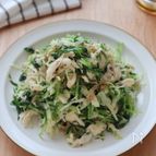 ささみがしっとりやわらか！ささみと水菜のやみつき和え