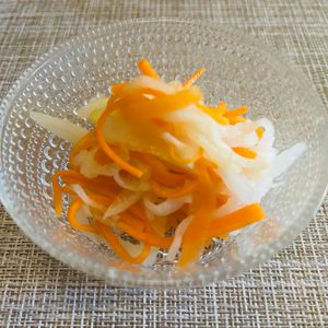 puricoの作ってみた!投稿(お正月☆おせちに！紅白なます☆)