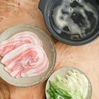 鍋の素要らず！長ねぎと豚肉のしゃぶしゃぶ