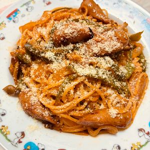 kkkの作ってみた!投稿(洋食屋さんの基本ナポリタン)