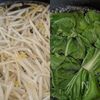 ごまたっぷり【青梗菜ともやしハムの中華和え】の工程1