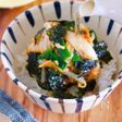 身体に染み渡る♪『ニラ味噌キムチと海苔のだしかけごはん』