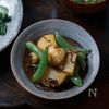 【新じゃがいもとスナップえんどうのあえもの】レンジで♪