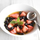 蒸し黒豆とトマトの「アンチエイジング」マリネ