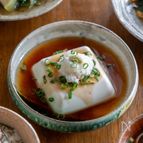 【豆腐のとろろべっこうあん】なめらか♪