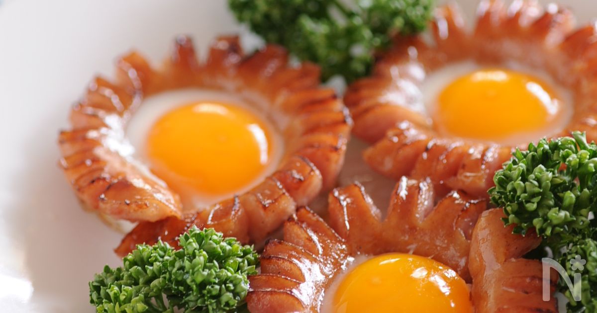 お花のソーセージエッグ By 依田 瑠美 レシピサイト Nadia ナディア プロの料理家のおいしいレシピ