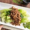 じゅわっと広がる、青梗菜の肉味噌のせ
