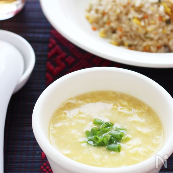 給食メニューの定番！あったか美味しい～！中華風コーンスープ