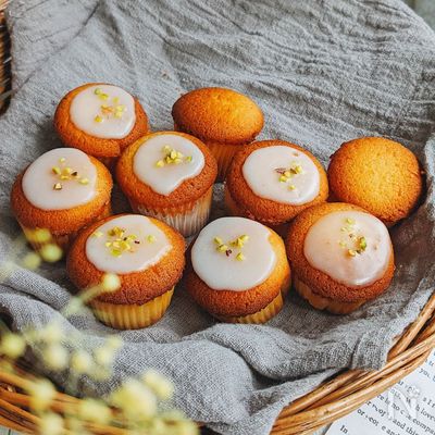 見た目もかわいい♡プチレモンケーキ