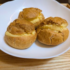 あやきょの作ってみた!投稿(グルテンフリー♪失敗しない♪【米粉シュークリーム】)