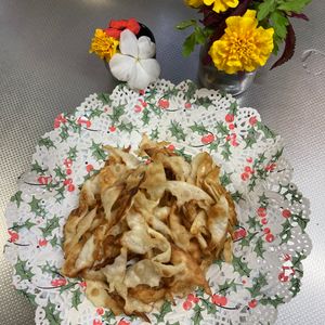 そら・ゆずの作ってみた!投稿(餃子の皮でアップルパイ)