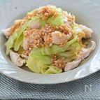 春キャベツとささみの香味だれ