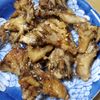 週一だけは頑張ります💦の作ってみた!投稿(カリカリ舞茸のから揚げ【#揚げない #包丁不要 #おつまみ】)