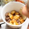 【厚揚げとキムチの春雨スープ】ピリ辛コクうま♡大満足スープ!の工程1