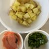 朝ごはんに！焼くまで10分【米粉明太じゃがマフィン】の下準備