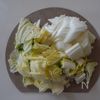 ワンパン♪豚バラとくたくた白菜のフライパン蒸しの工程1