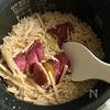 【さつまいもご飯】ほくほく甘い♪筍の食感が◎の工程4