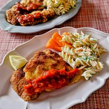 【ミラノ風カツレツ】ひれ肉で作る薄くのばして手軽に美味しい!