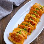 絹厚揚げつくねの甘酢照り焼き