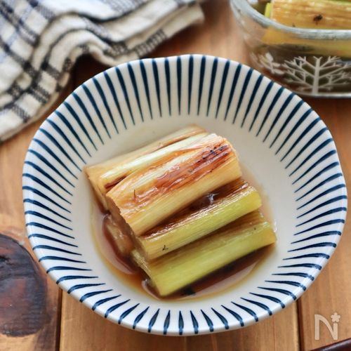 長ネギが主役！長ネギの焼きびたし