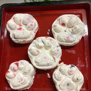 そら・ゆずの作ってみた!投稿(混ぜて冷凍するだけ♪ベリー&チョコのカッサータ)