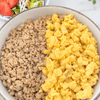 Mayuuuuの作ってみた!投稿(5分で絶品！【王道の鶏そぼろ丼】簡単・混ぜるだけ♡)