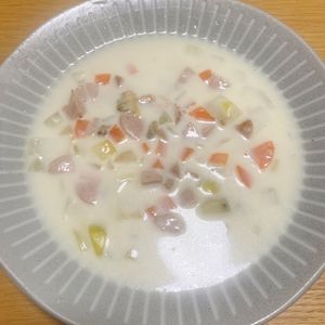 615123の作ってみた!投稿(【基本のクラムチャウダー】あさりと野菜の旨味たっぷり♪)