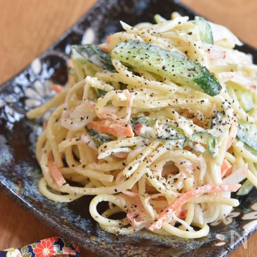 昔懐かしいまろやかなごちそうスパサラ【作り置き】