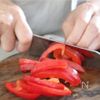 レンチンで速攻!【絶品パプリカのマリネ】お弁当の隙間埋めにもの工程1