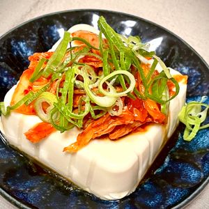 michuの作ってみた!投稿(【うま辛キムチの韓国風冷奴】調味料2つで味付け簡単！)