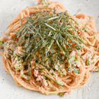 長ネギの青い部分を捨てないで！明太子と長ネギのパスタ