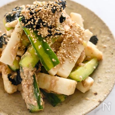 【簡単美味しい!】長芋ときゅうりの和風シーチキンマリネ