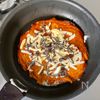 れんこんとふじっ子（塩昆布）のピザ風カリカリダブルチーズ焼きの工程3