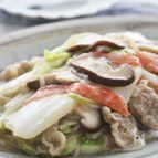 白菜と豚肉の中華風炒め