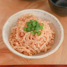 お弁当に♪おつまみに♪しらたき明太子