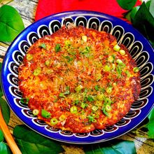 【豆腐レパートリー困ってない!?】豆腐のキムチお好み焼き
