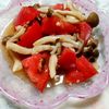 コスモスの作ってみた!投稿(5分で完成！【トマトときのこのマリネサラダ】さっぱり副菜♩)