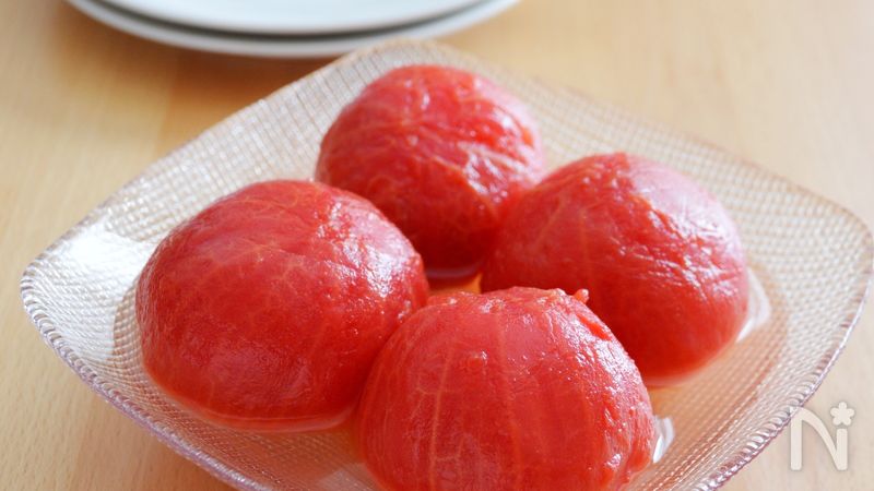 トマトの砂糖漬け 材料3つ まるでスイーツ 大量消費にも By いがらしかな レシピサイト Nadia ナディア プロの料理家のおいしいレシピ
