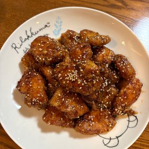 まさの作ってみた!投稿(【鶏むね肉の揚げ焼きタレから】甘辛ダレたっぷり絡ませました)