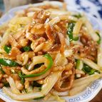 行列の定食屋さんの🍚白菜とろとろ青椒肉絲🤩