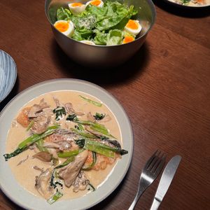 ariaの作ってみた!投稿(＊鮭と舞茸のコクうまクリーム煮＊)