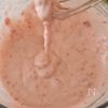 蒸篭でつくる【苺の米粉蒸しパン】の工程3