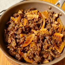 ワンパン10分！【牛肉とたけのこのしぐれ煮風】ご飯すすむ♩