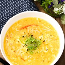 中華屋さんの味を超簡単に再現♪ふわふわ卵とコーンの中華スープ
