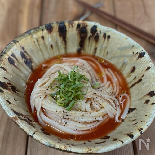 夏にピッタリ! 調理時間1分で作れる【冷製トマトぶっかけ】