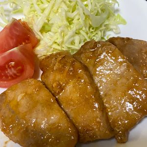 かのんの作ってみた!投稿(ケチャップが隠し味♪洋食屋さんのポークソテー)